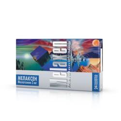 Мелаксен 3 мг №24 табл.п.о. Мелаксен 3 мг №24 табл.п.о.