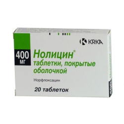 Нолицин 400 мг №20 табл.п.о. Нолицин 400 мг №20 табл.п.о.