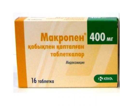 Макропен 400 мг №16 табл.п.о.