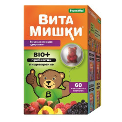 ВитаМишки BIO+ №60 пастилки жев.