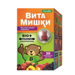 ВитаМишки BIO+ №30 пастилки жев.