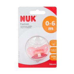 NUK Соска силикон 0-6 мес Classik