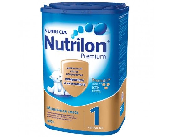 Nutrilon Премиум 1 800 гр Смесь молочная с рождения 