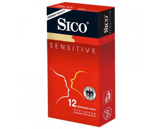 Sico Презервативы №12 Sensitive контурные
