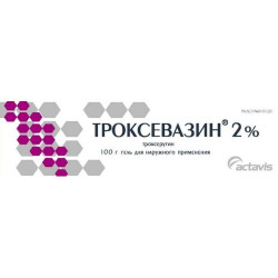 Троксевазин 2% 100 г гель д/наруж. прим. Троксевазин 2% 100 г гель д/наруж. прим.
