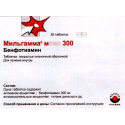 Мильгамма® Моно 300 мг №30 табл.п.п.о. Мильгамма® Моно 300 мг №30 табл.п.п.о.