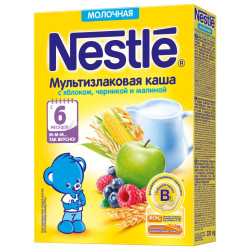 Нестле зернов мультизлак яблоко черника малина 220 гр