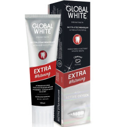 Global White зубная паста Активный кислород экстра отбеливающая 100 мл Global White зубная паста Активный кислород экстра отбеливающая 100 мл