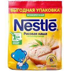 Нестле зерновая рисовая каша пакет 160гр