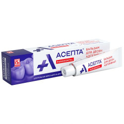 Асепта 10 г бальзам д/десен адгезивный