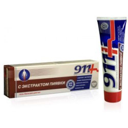 911 серия с экстрактом пиявки 100 мл гель-бальзам д/ног