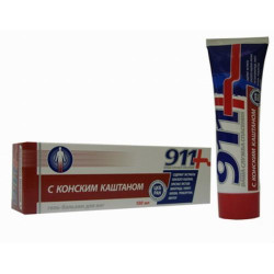 911 серия с Конским каштаном 100 мл гель-бальзам д/ног