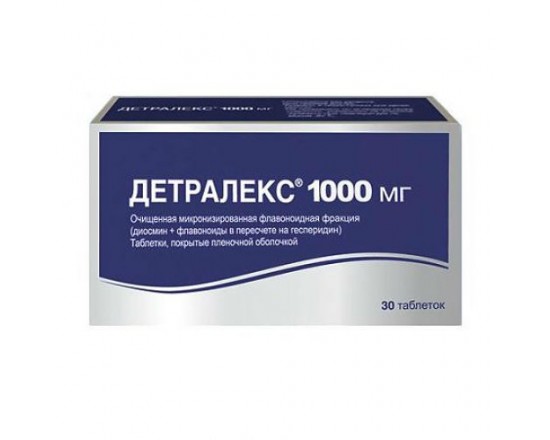 Детралекс 1000 мг №30 табл.п.п.о.