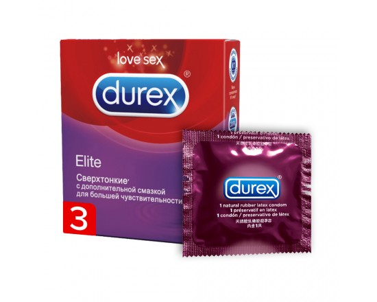 Презервативы Durex 3 Elite
