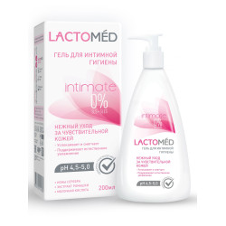 LACTOMED Гель для интимной гигиены Нежный уход за чувствительной кожи 200мл LACTOMED Гель для интимной гигиены Нежный уход за чувствительной кожи 200мл