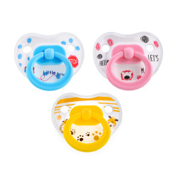 HAPPY CARE Соска-пустышка Bonbons силиконовая с колпачком размер 1 HAPPY CARE Соска-пустышка Bonbons силиконовая с колпачком размер 1