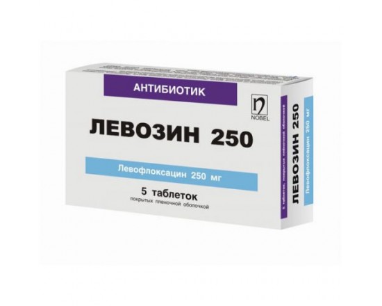 Левозин 250 мг №5 табл.