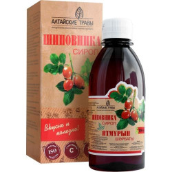 Шиповника 250 мл сироп "Алтайские травы" Шиповника 250 мл сироп "Алтайские травы"