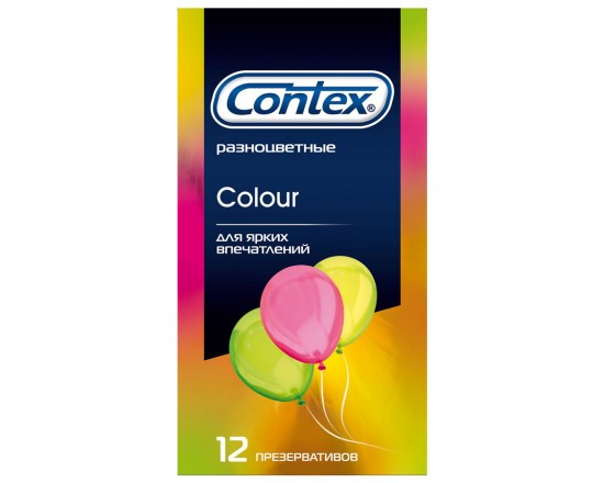 Презервативы Contex №12 Colour разноцветные