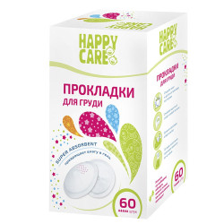 HAPPY CARE Прокладки для груди   60 шт. HAPPY CARE Прокладки для груди   60 шт.