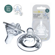 Силиконовая-антиколиковая соска для бутылочек Silicone nipple 