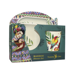 Бамбуковый набор посуды Blooming Day