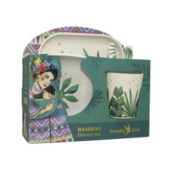 Бамбуковый набор посуды Evergreen