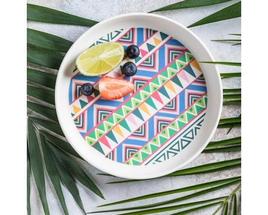 Бамбуковая тарелка Ethnic Festive