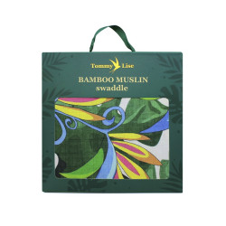 Муслиновая бамбуковая пеленка Lush Garden