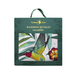 Муслиновая бамбуковая пеленка Flowery Grace