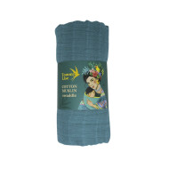 Муслиновая пеленка Foggy Blue