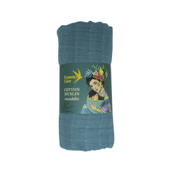 Муслиновая пеленка Foggy Blue