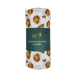 Муслиновая пеленка White Leopard