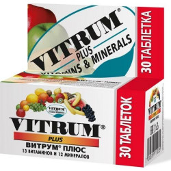 Витрум Плюс №30 табл.п.п.о. Витрум Плюс №30 табл.п.п.о.