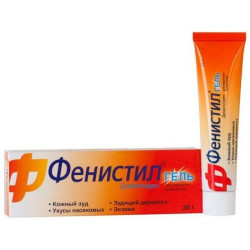 Фенистил 0,1% 30 г гель в тубе Фенистил 0,1% 30 г гель в тубе