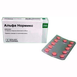 Альфа Нормикс 200 мг №12 табл.п.о.