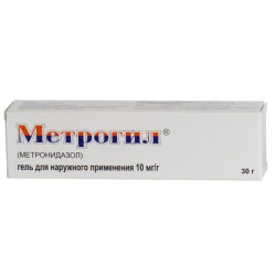 Метрогил 1% 30 г гель наружн. Метрогил 1% 30 г гель наружн.