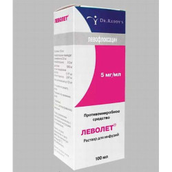 Леволет 500 мг/100 мл 100 мл р-р д/инф.фл. Леволет 500 мг/100 мл 100 мл р-р д/инф.фл.