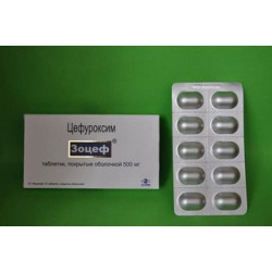 Зоцеф 500 мг №10 табл.п.о.