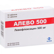 Алево 500 мг №10 табл.п.п.о. Алево 500 мг №10 табл.п.п.о.